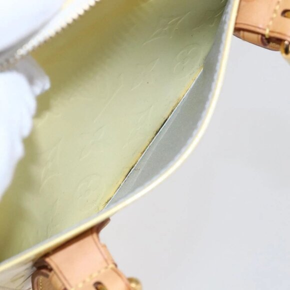 LOUIS VUITTON Monogram Vernis Rosewood Avenue Hand Bag Perle M93508 Auth hk3143 - Picture 13 of 16